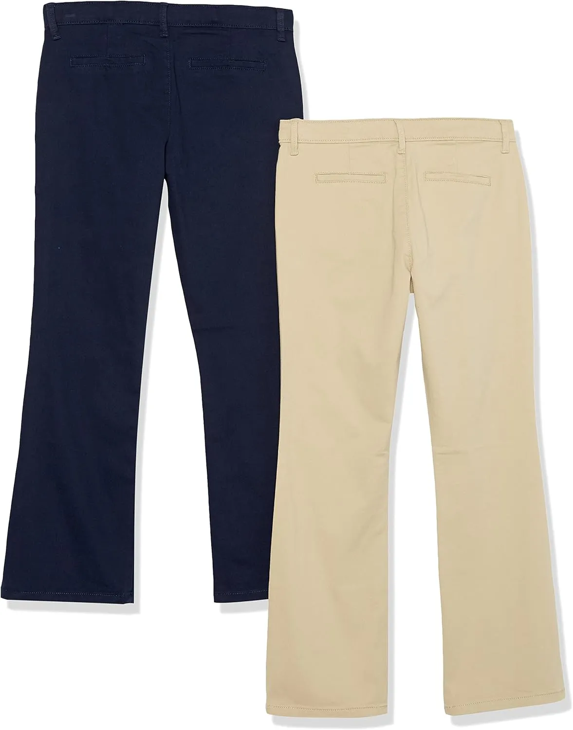 The Children's Place Girls' Toddler Uniform Bootcut Chino Pants