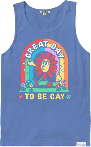Tipsy Elves LGBT Pride Flag Tank Tops Colorful Rainbow Shirt Bi Trans Gay Lesbian Pride Outfits for Men Women