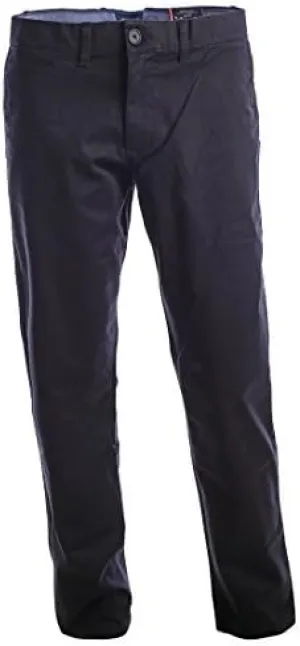 Tommy Hilfiger Men's Chino Pants Slim Fit (Black, 36x32)