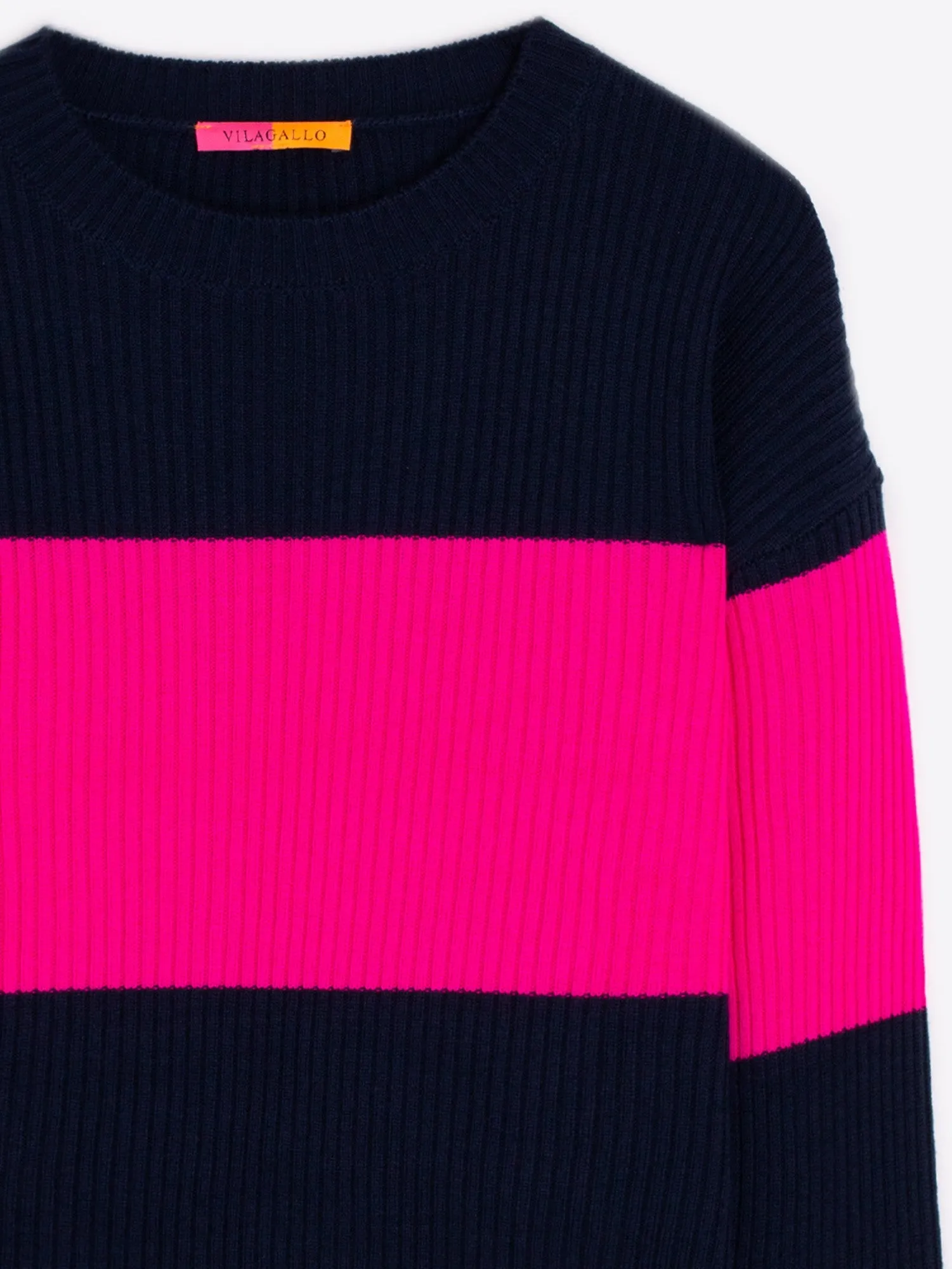 Vilagallo Colour Block Pullover