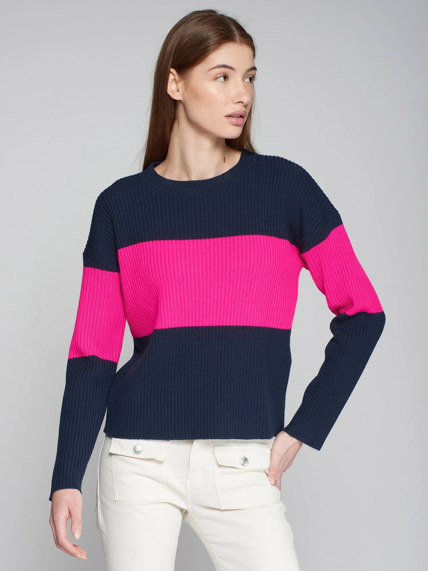 Vilagallo Colour Block Pullover