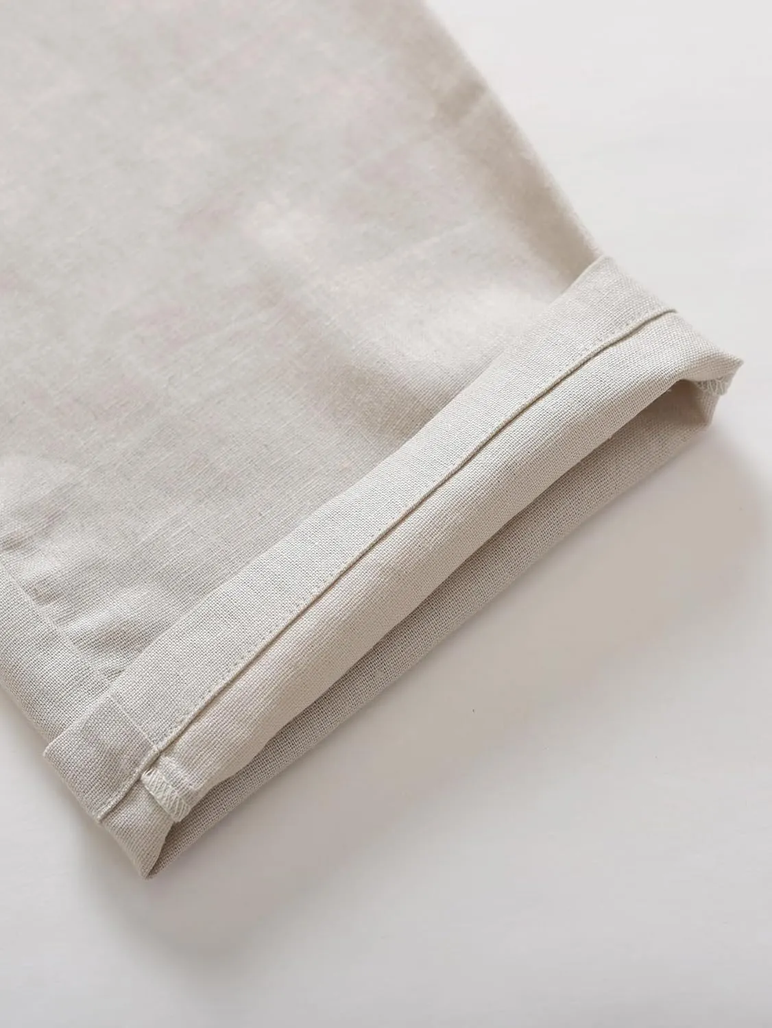 Weintee Women's 34" Inseam Tall Linen Pants with Pockets