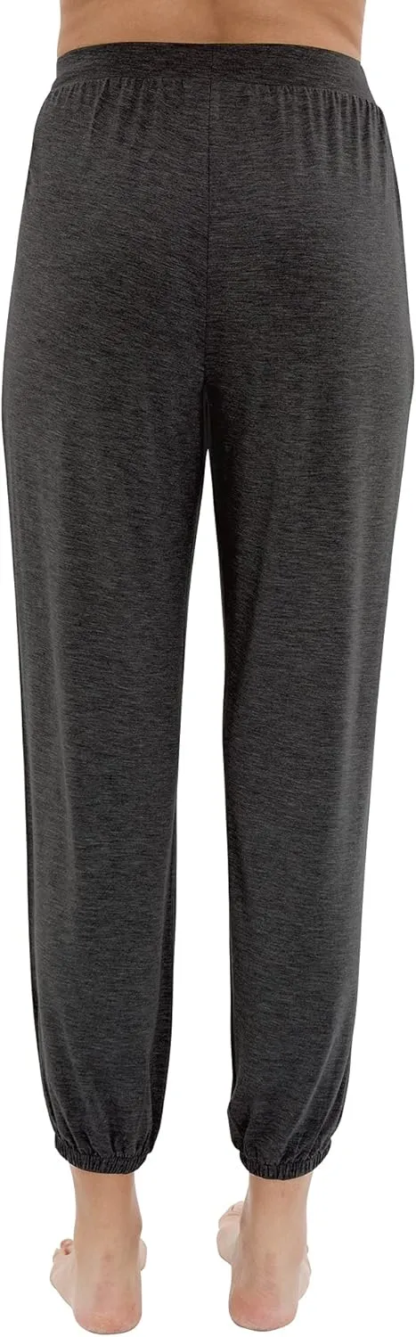 WiWi Bamboo Viscose Pajama Pants for Women Lounge Joggers Yoga Bottoms Plus Size Pajamas Pant Sweatpants S-4X