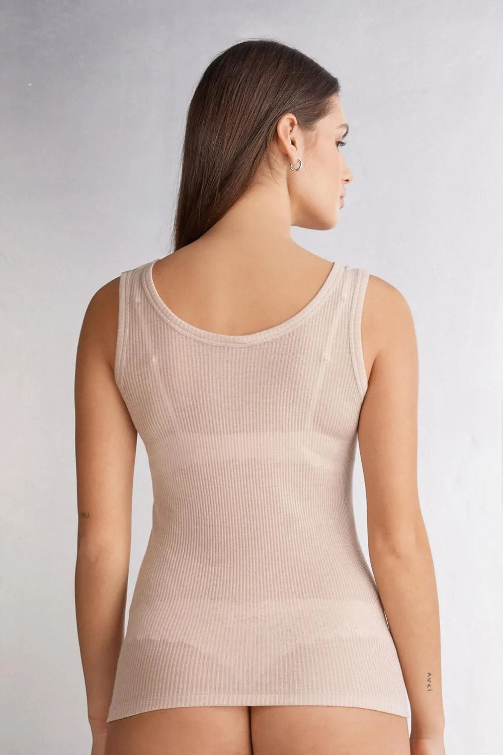 Woman's Camisole in Ultranatural with Cashmere