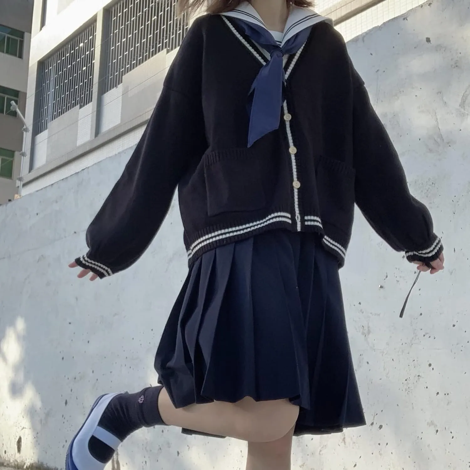 Womens Anime Japanese Cardigan Oversized Cute Sweater S-2XL