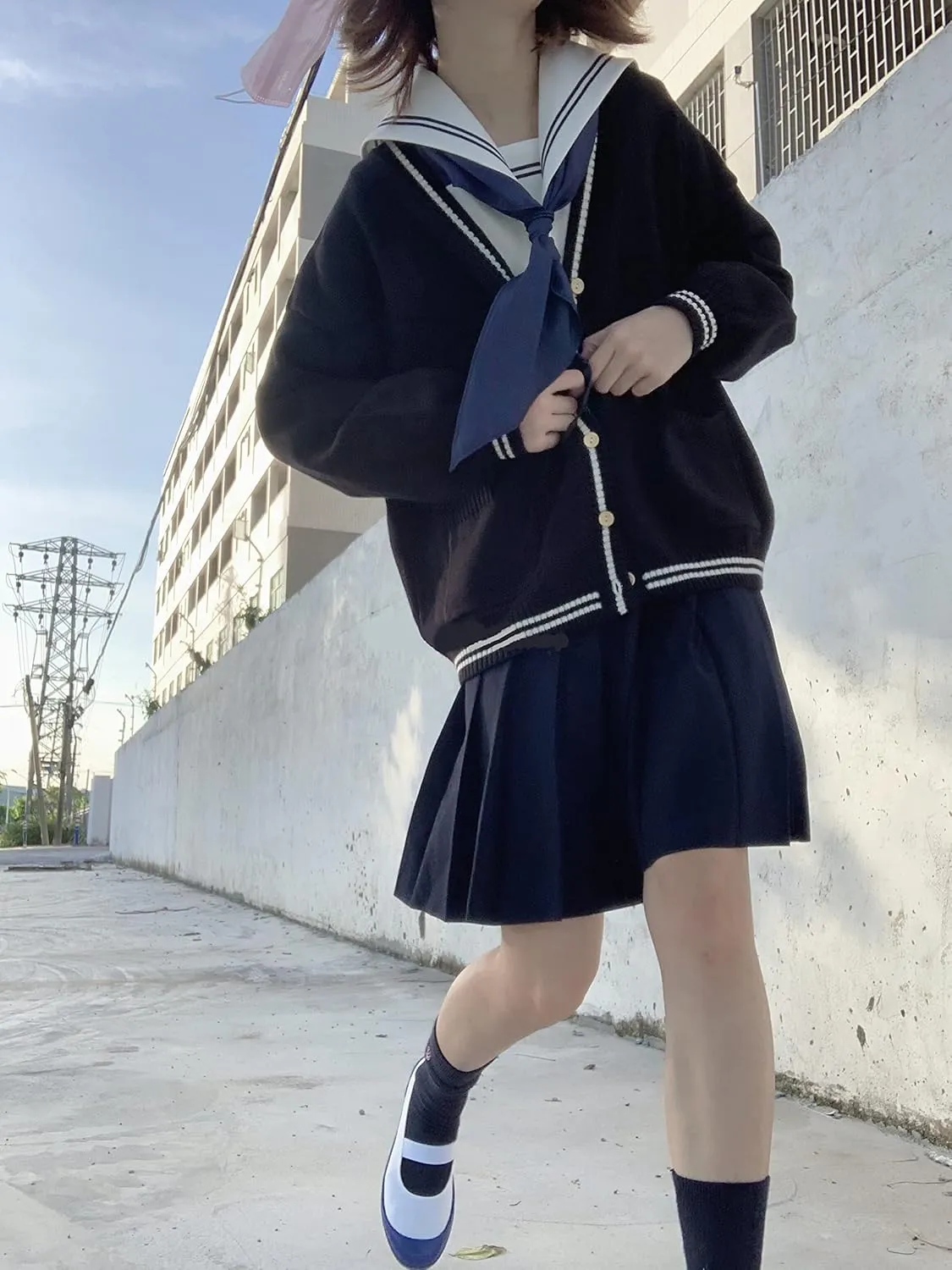Womens Anime Japanese Cardigan Oversized Cute Sweater S-2XL