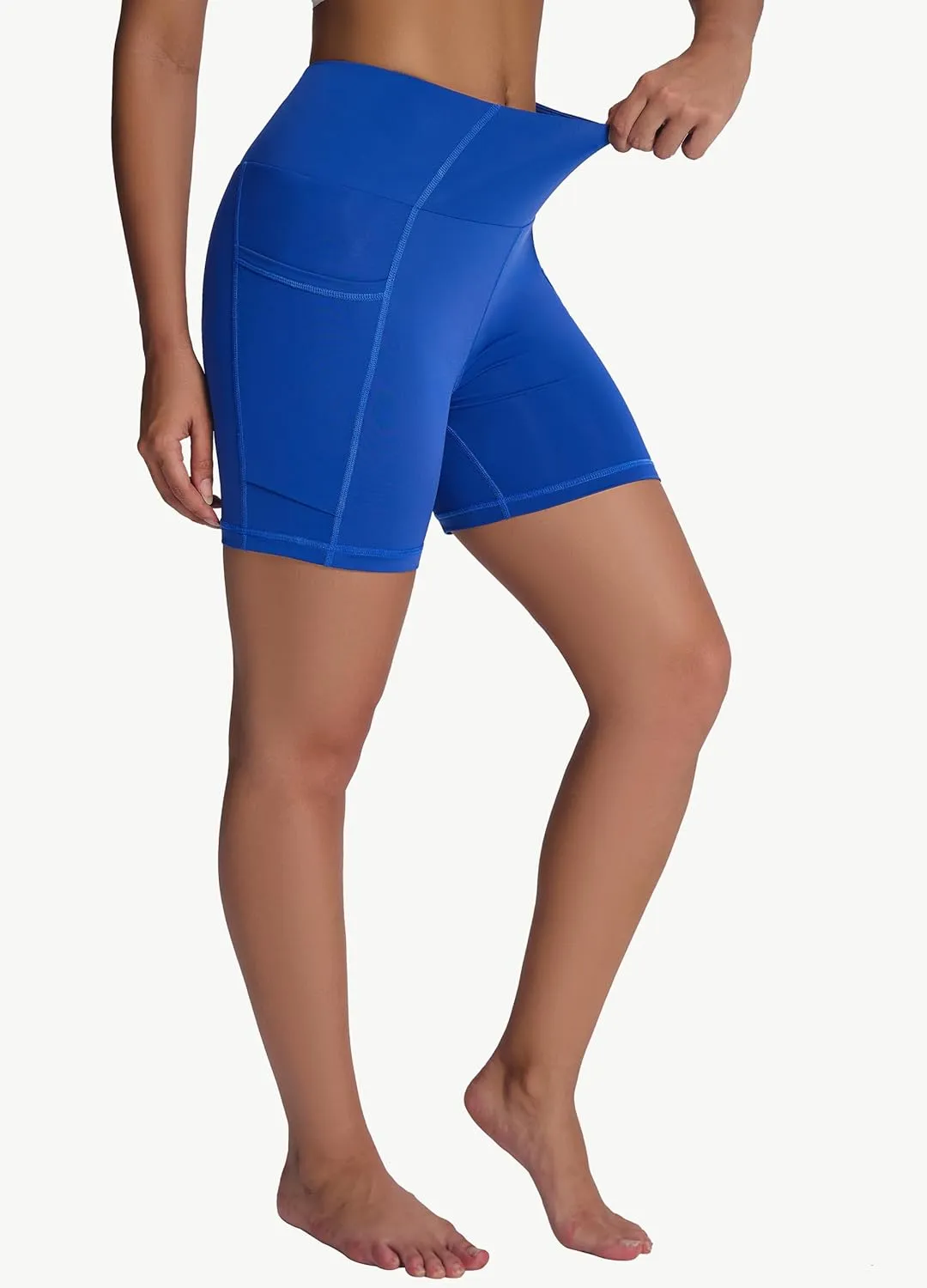 Women's High Waisted Long Swim Shorts - 5''/7''/9''/12" Tummy Control Swim Board Capris Bottoms Swimwear with Liner