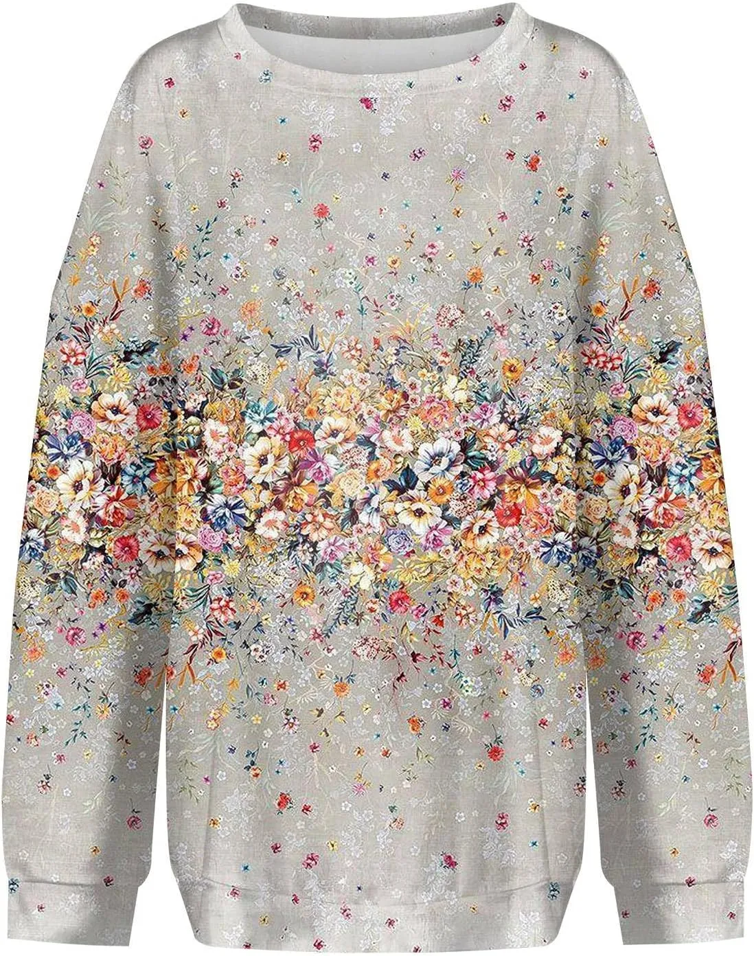 Womens Oversized Sweatshirt Hoodies Fleece Long Sleeve Crewneck Pullover Tops Casual Fall Fashion Outfits Clothes 2024